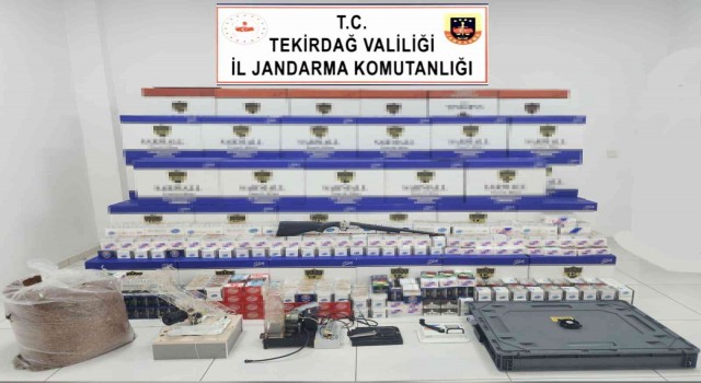 Tekirdağ, Çerkezköy’de Jandarma ekiplerinden 5 farklı operasyon