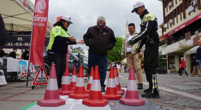 Edirne’de "Karayolu Trafik Haftası" nedeniyle etkinlik düzenlendi