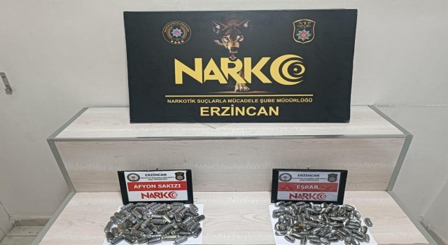 Erzincan'da NARKO ekipleri hız kesmeden çalışmalarına devam ediyor
