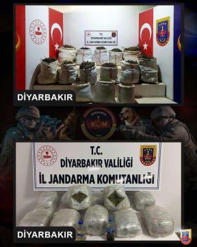 Diyarbakır'da Jandarma ekiplerince NARKO-TERÖR operasyonu düzenlendi