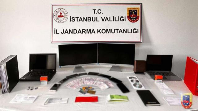İstanbul'da Jandarma ekiplerince dolandırıcılara yönelik operasyon gerçekleştirildi