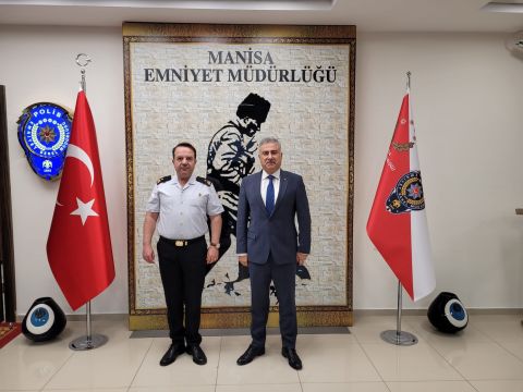 Manisa İl Emniyet Müdürü Fahri AKTAŞ'a anlamlı ziyaret