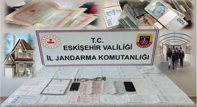 Eskişehir'de Jandarma ekiplerinden "KARA PARA" operasyonu